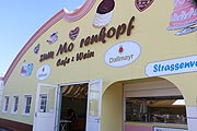 geänderter Name: Zum Mohrenkopf Cafe und Wein steht da jetzt: Aufbau am 27.08.2019 (©Foto: Martin Schmitz)